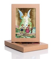 Ikona Anioła Stróża (10,5 x 14 cm)