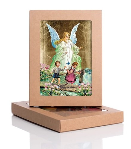 Ikona Anioła Stróża (10,5 x 14 cm)