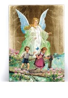 Ikona Anioła Stróża (10,5 x 14 cm)