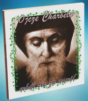 Święty Charbel (Szarbel) (płytka ceramiczna)