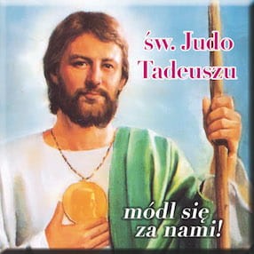 Święty Juda Tadeusz (płytka ceramiczna)