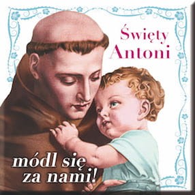Święty Antoni (płytka ceramiczna)