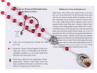 Koronka z modlitwą do św. Teresy - NOWY WZÓR