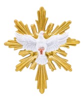 Duch Święty - płaskorzeźba żywiczna