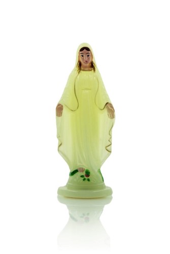 Figurka Matki Bożej Niepokalanej - fluorescencyjna (10 cm)