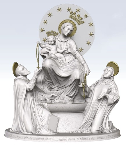 Figurka Matki Bożej Pompejańskiej