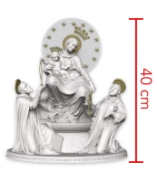Duża figura Matki Bożej Pompejańskiej (40 cm)