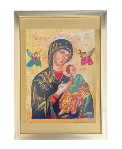 Obraz Matki Bożej Nieustającej Pomocy (w ramce 32x23,5 cm)